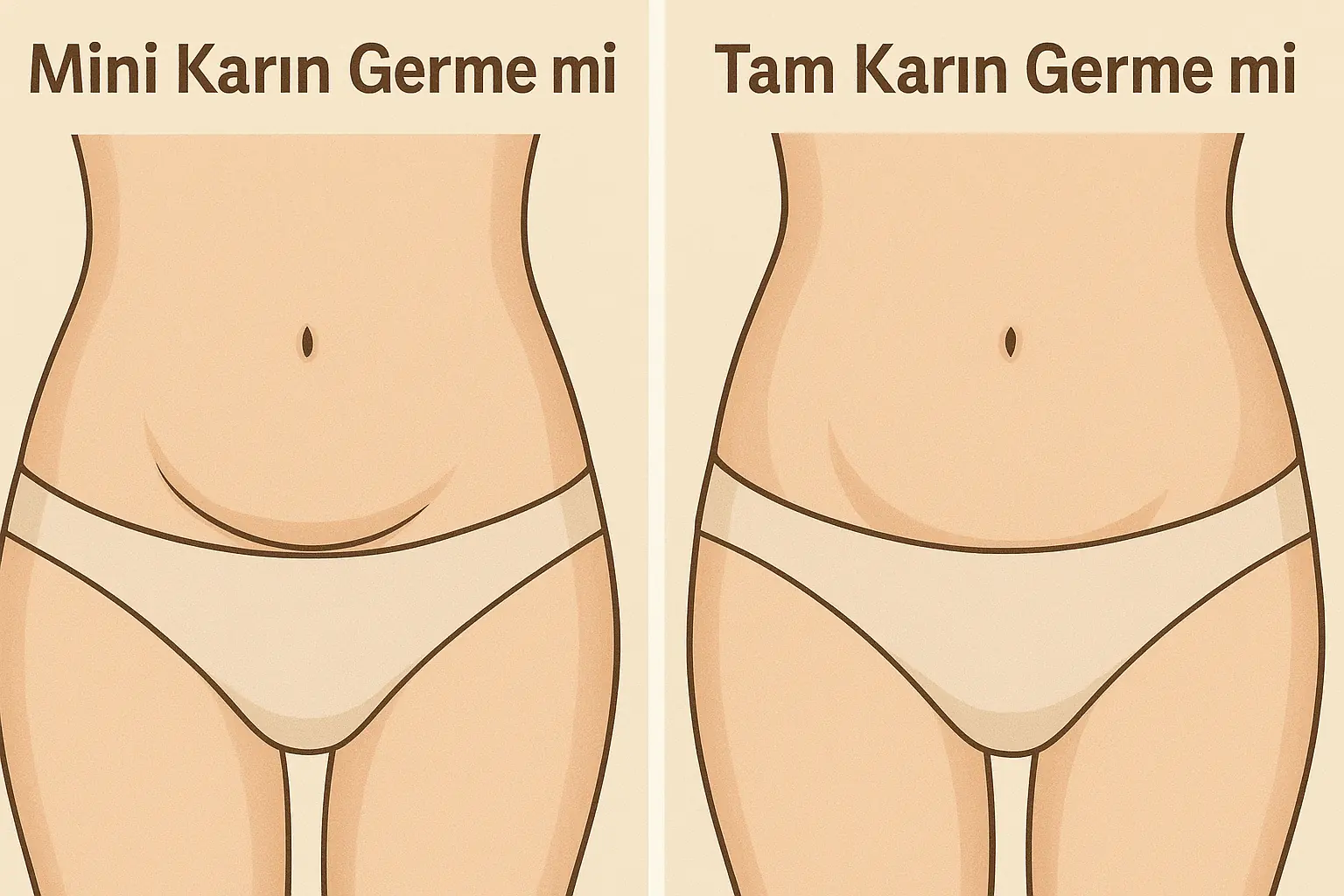 mini karın germe